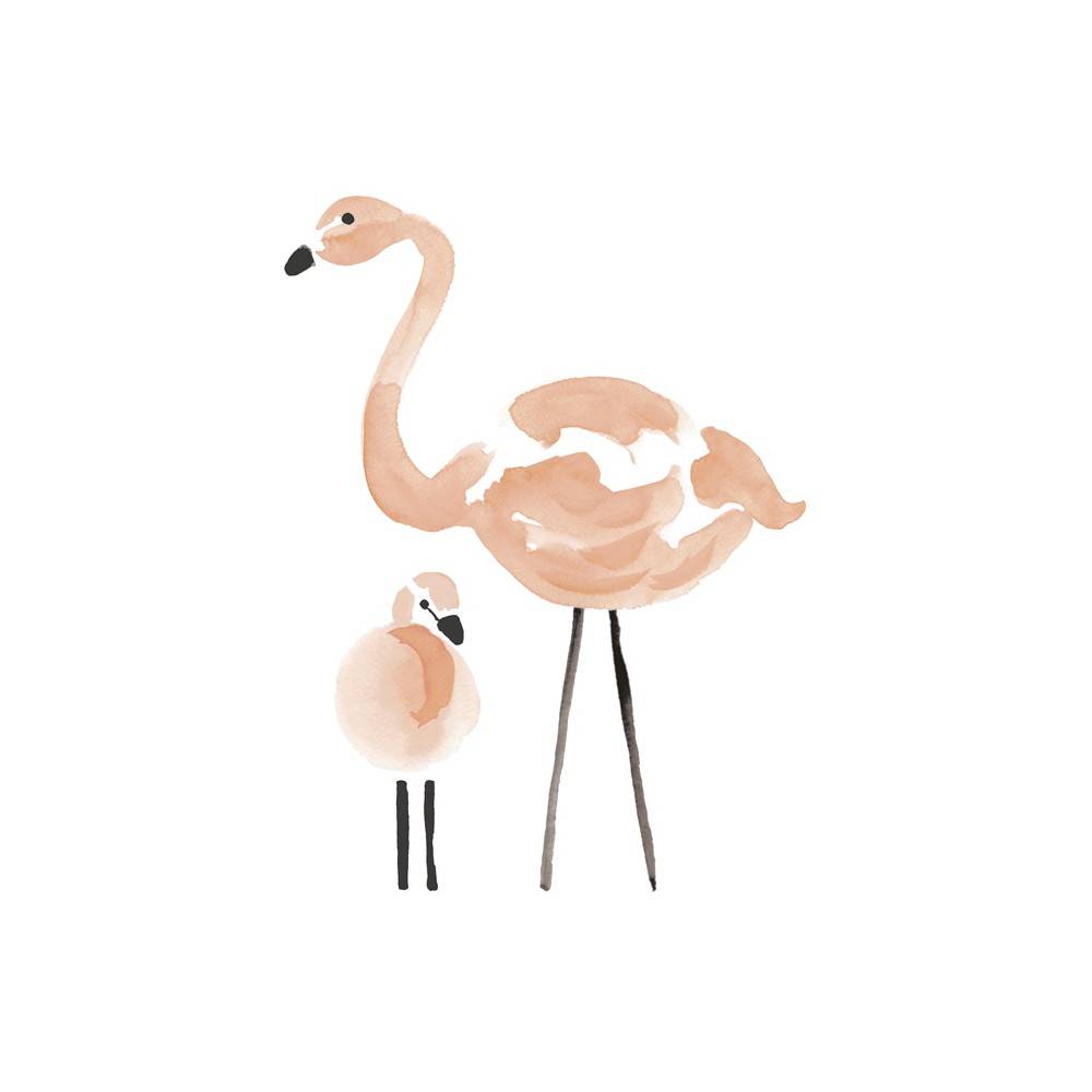 Sticker déco enfant Flamant Rose de LILIPINSO Scandimag Déco