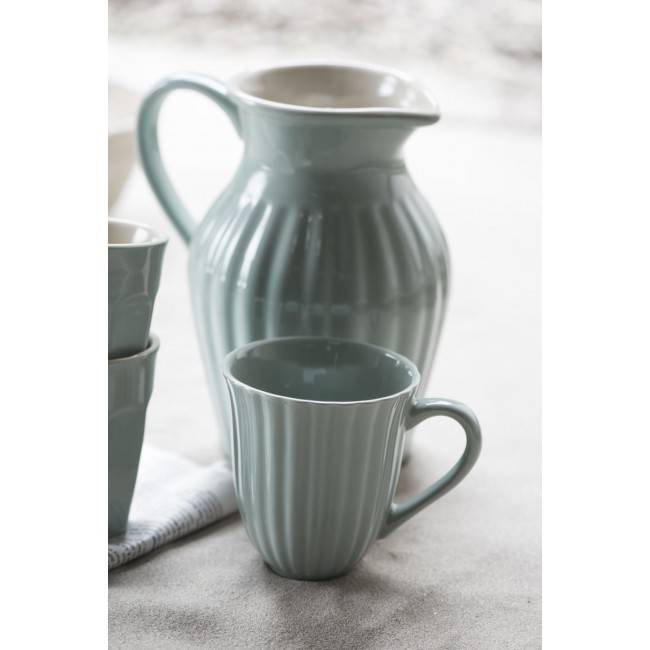 Tasse en grès rainurée - lot de 2