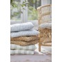 Coussin matelas de chaise rayures vertes