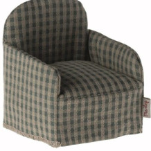 Fauteuil vichy vert Maileg