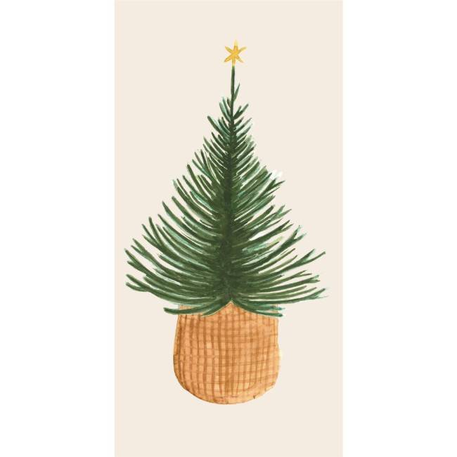 Serviette de table sapin