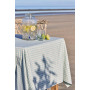 Nappe à petits carreaux bleu ciel 150 x 150