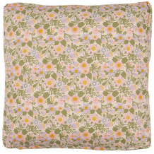 Housse de coussin motif fleurs