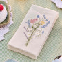 Serviettes de table bouquet d'été - lot de 16