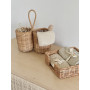 Porte serviettes de table en rotin